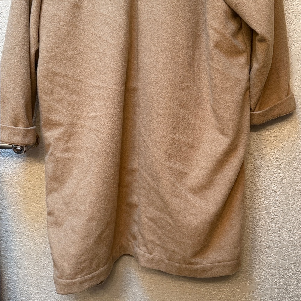 Only Child Camel Cardiff Wool Trench L/XL - Picture 7 of 7